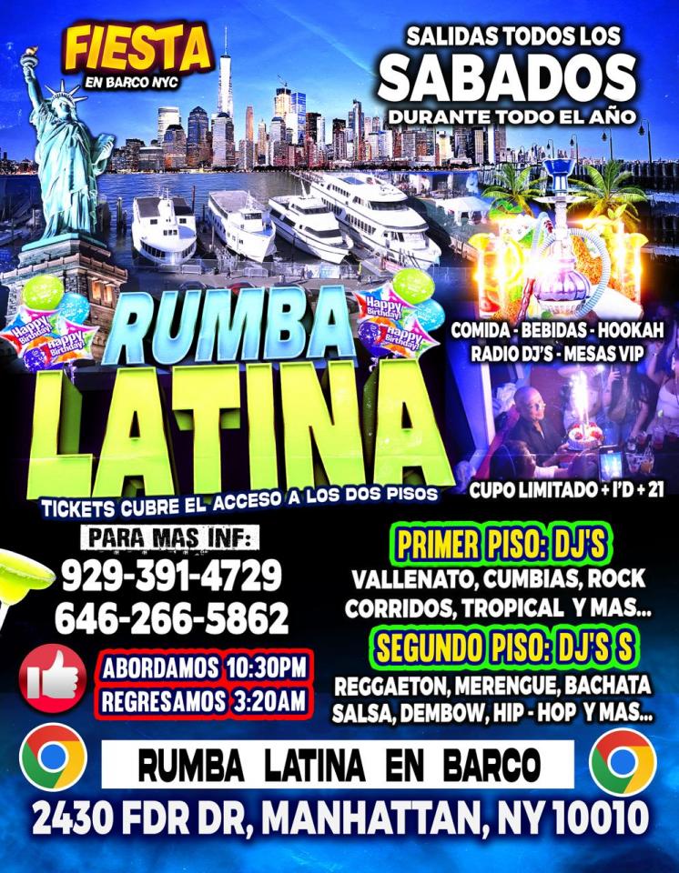 Buy tickets for Fiesta En Barco - Manhattan New York - Cupo Limitado Fiesta En Barco - Manhattan New York - Cupo Limitado