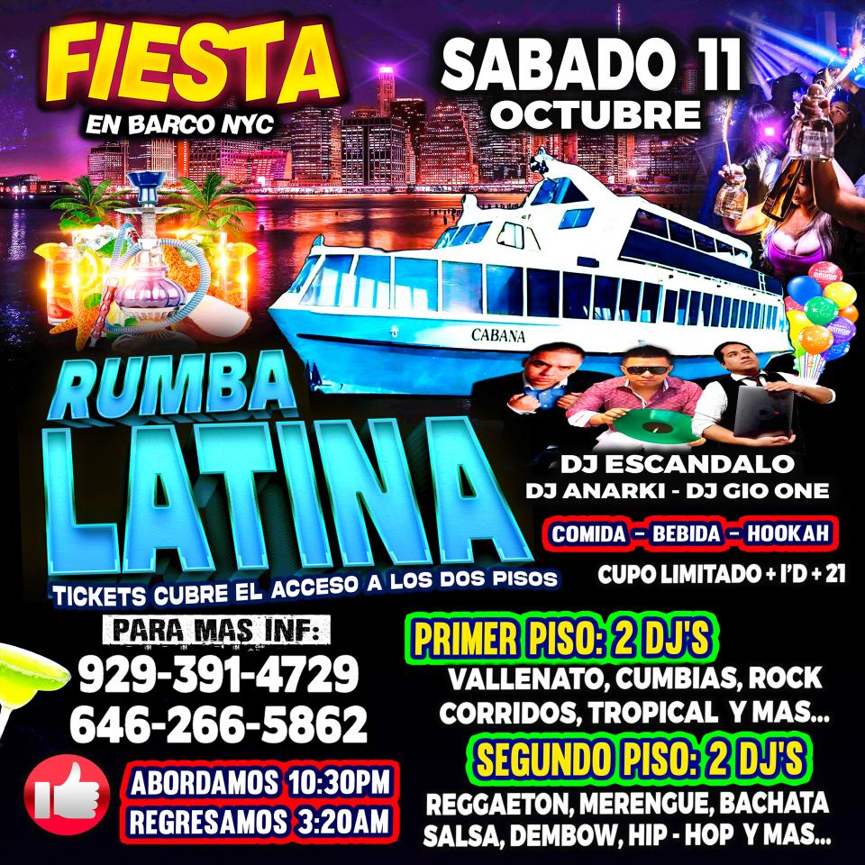 Buy tickets for Fiesta En Barco - Manhattan New York - Cupo Limitado Fiesta En Barco - Manhattan New York - Cupo Limitado