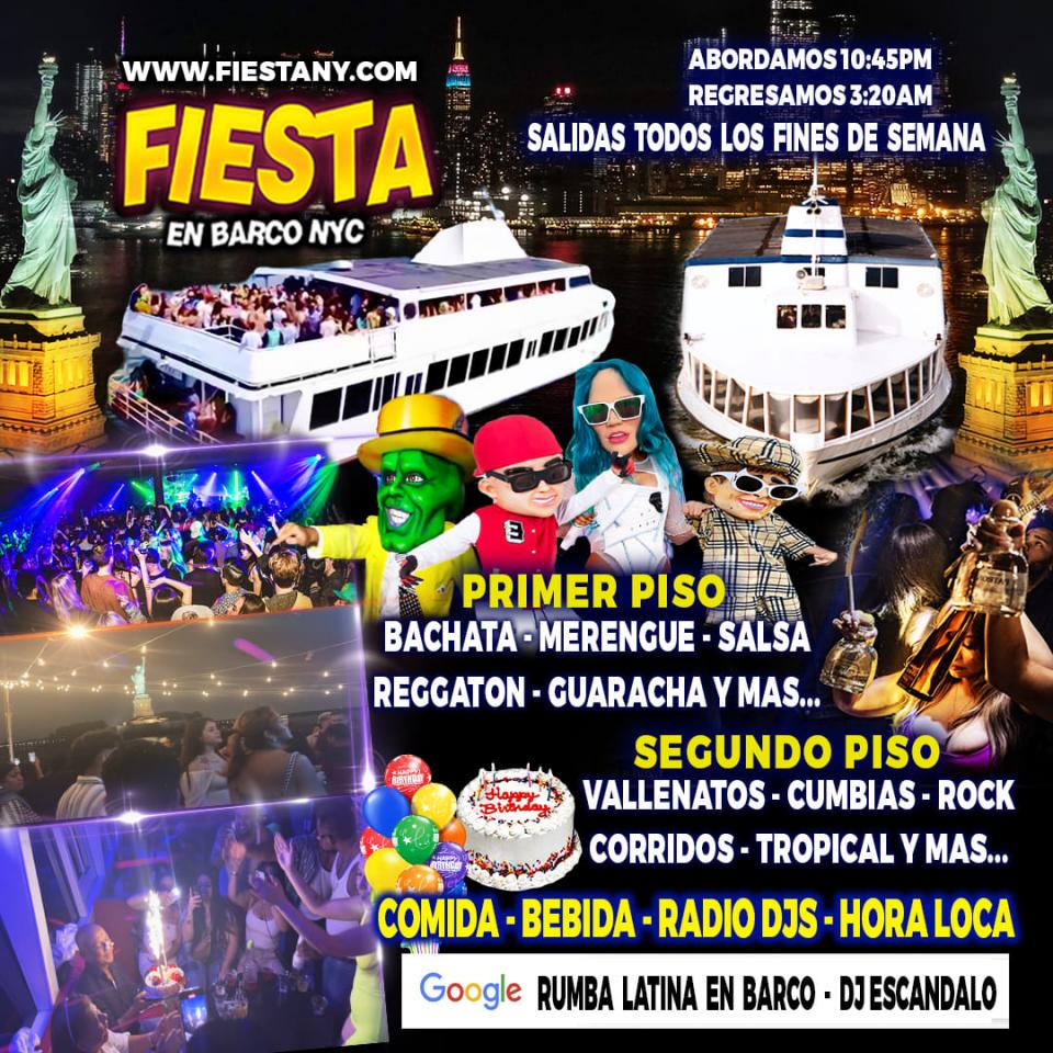 Buy tickets for Fiesta En Barco - Manhattan New York - Cupo Limitado Fiesta En Barco - Manhattan New York - Cupo Limitado