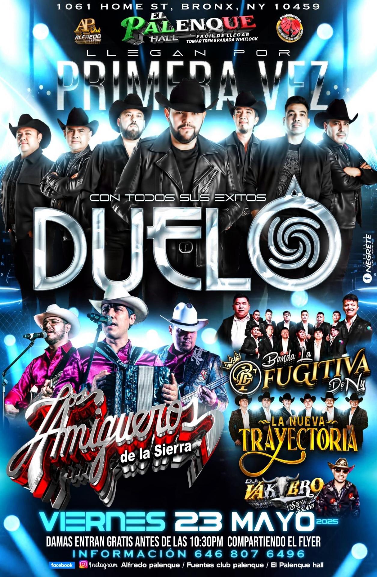 Buy tickets for DUELO | LOS AMIGUEROS | BANDA LA FUGITIVA & LA NUEVA TRAYECTORIA DUELO | LOS AMIGUEROS | BANDA LA FUGITIVA & LA NUEVA TRAYECTORIA