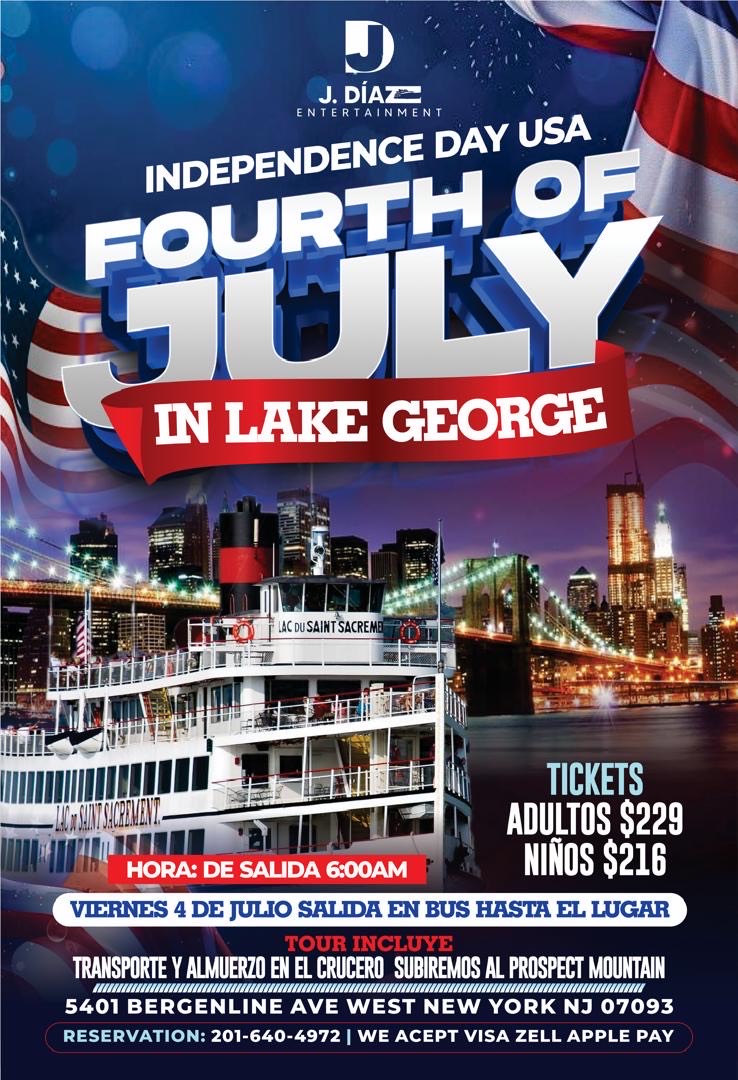 FOURTH OF JULY IN LAKE GEORGE