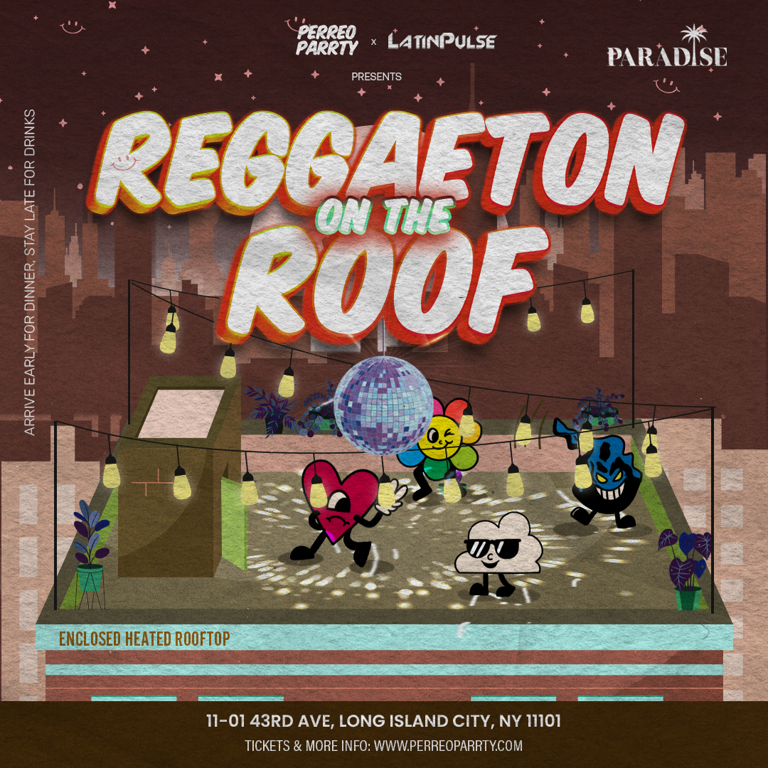 Buy tickets for Reggaeton on the Roof - Latin Dance Party Rooftop with NYC Skyline Views Reggaeton on the Roof - Latin Dance Party Rooftop with NYC Skyline Views