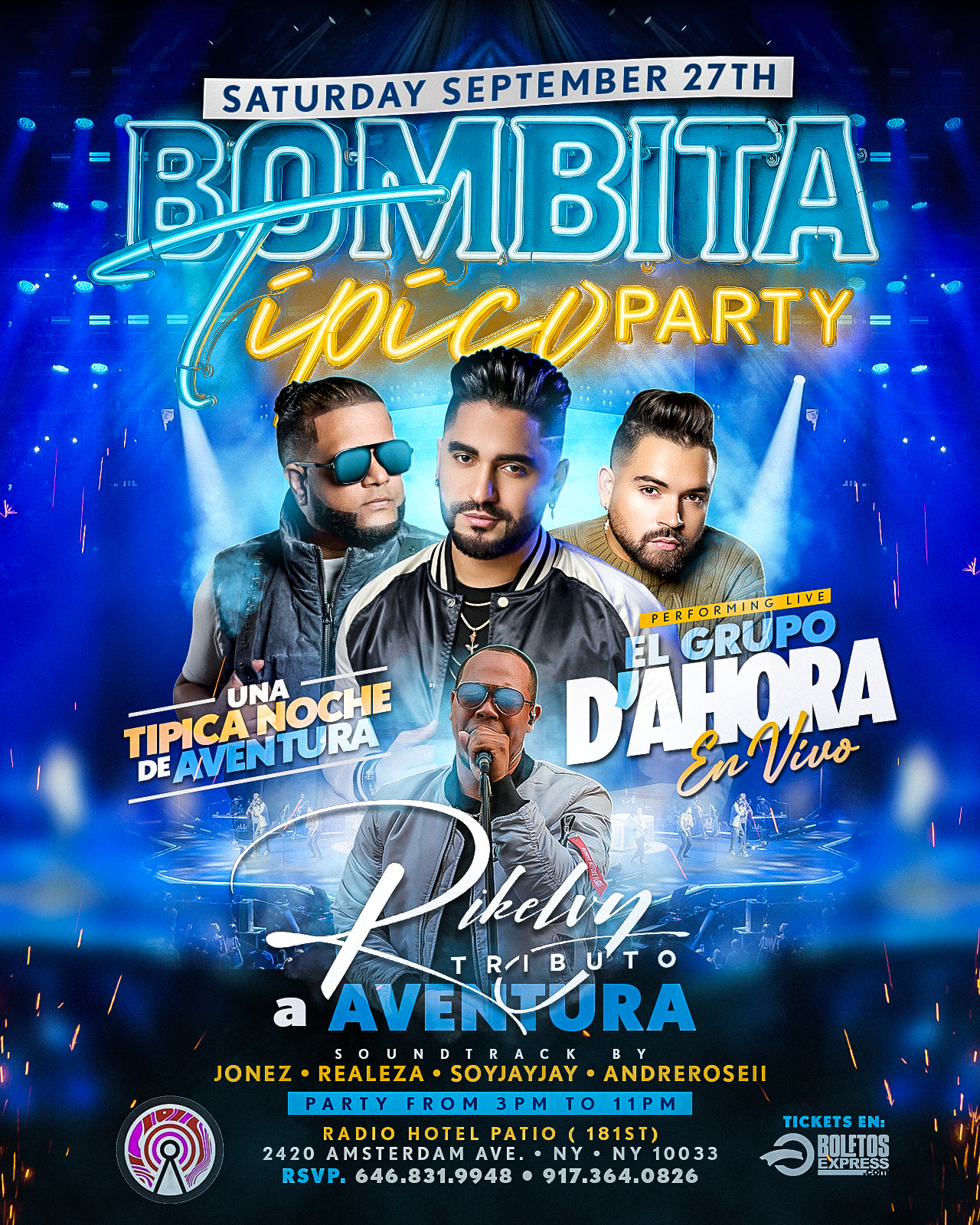 Buy tickets for Bombita Tipico Party!!! Bombita Tipico Party!!!