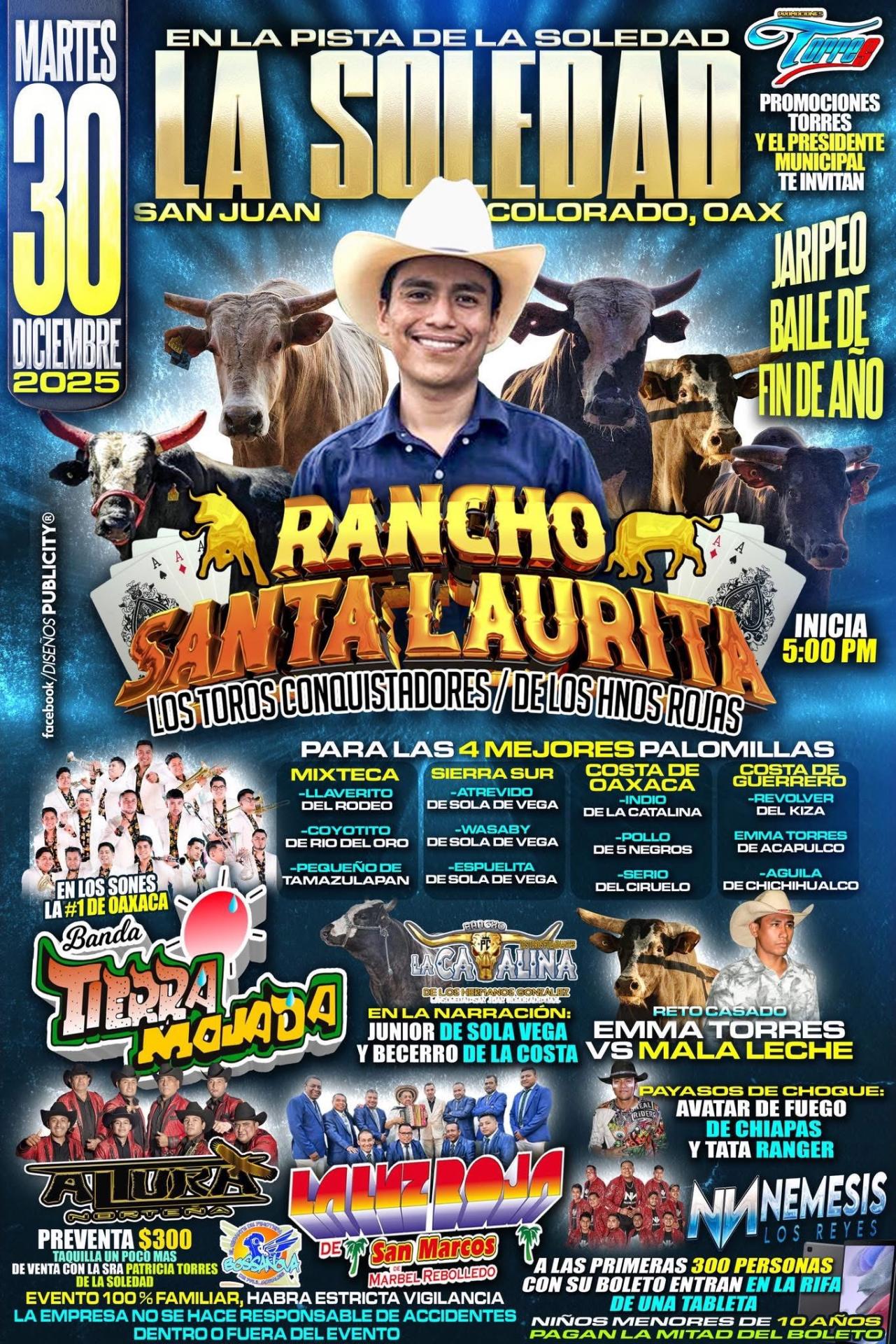 Buy tickets for BANDA TIERRA MOJADA | ALUKA | LA LUZ ROJA | NEMESIS BANDA TIERRA MOJADA | ALUKA | LA LUZ ROJA | NEMESIS