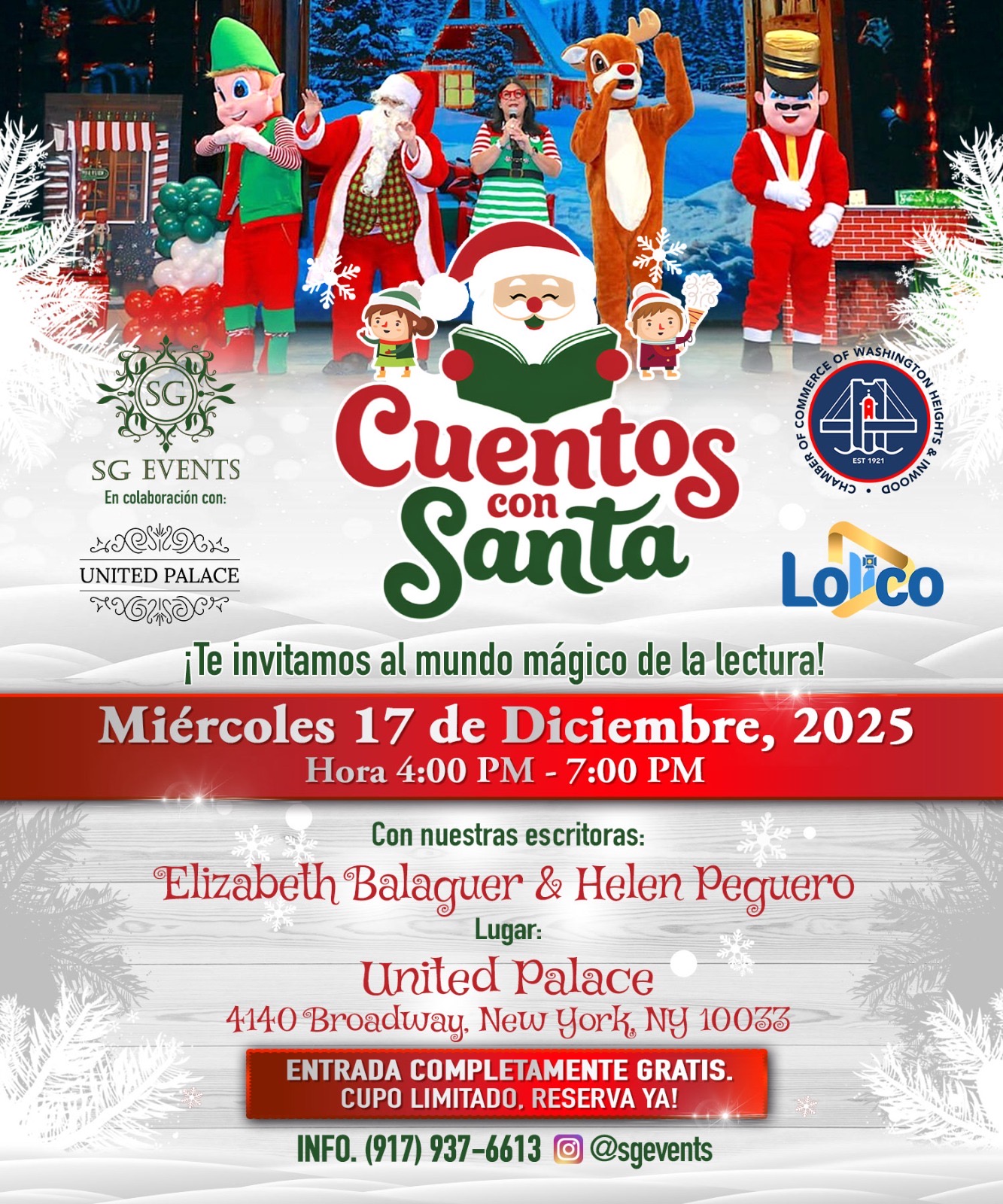 Buy tickets for Cuentos con Santa Cuentos con Santa