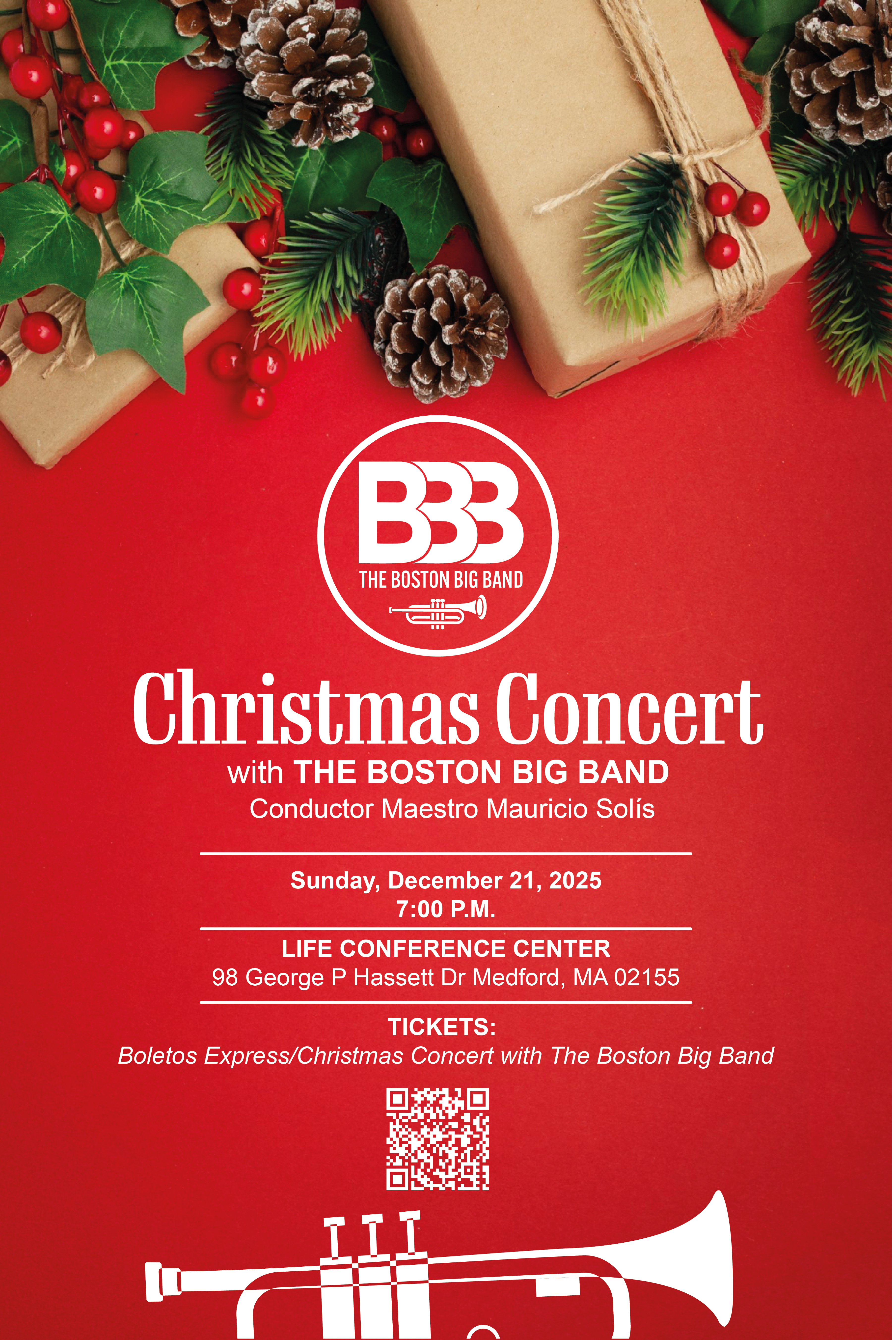 Christmas Concert with The Boston Big Band