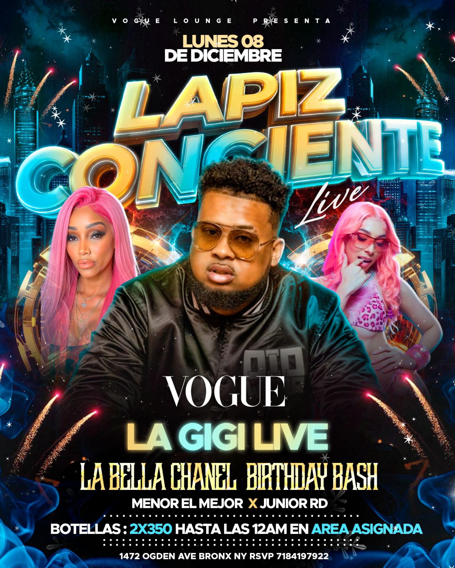 LAPIZ CONCIENTE - LA GIGI LIVE