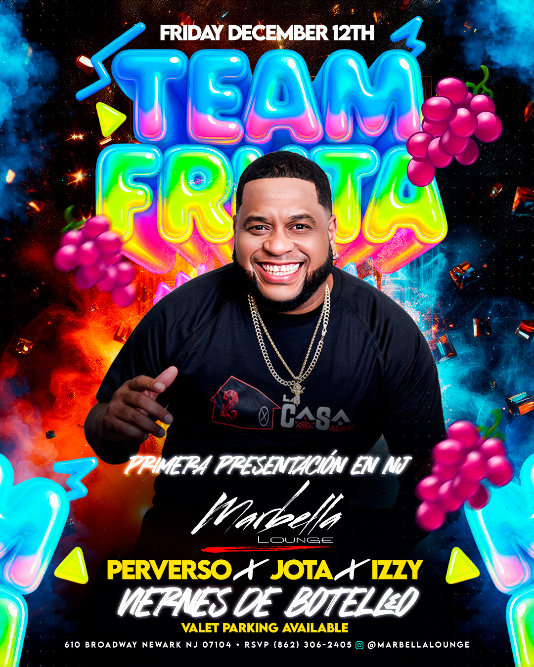 Buy tickets for TEAM FRUTA - PRIMERA PRESENTACIÓN EN NJ TEAM FRUTA - PRIMERA PRESENTACIÓN EN NJ