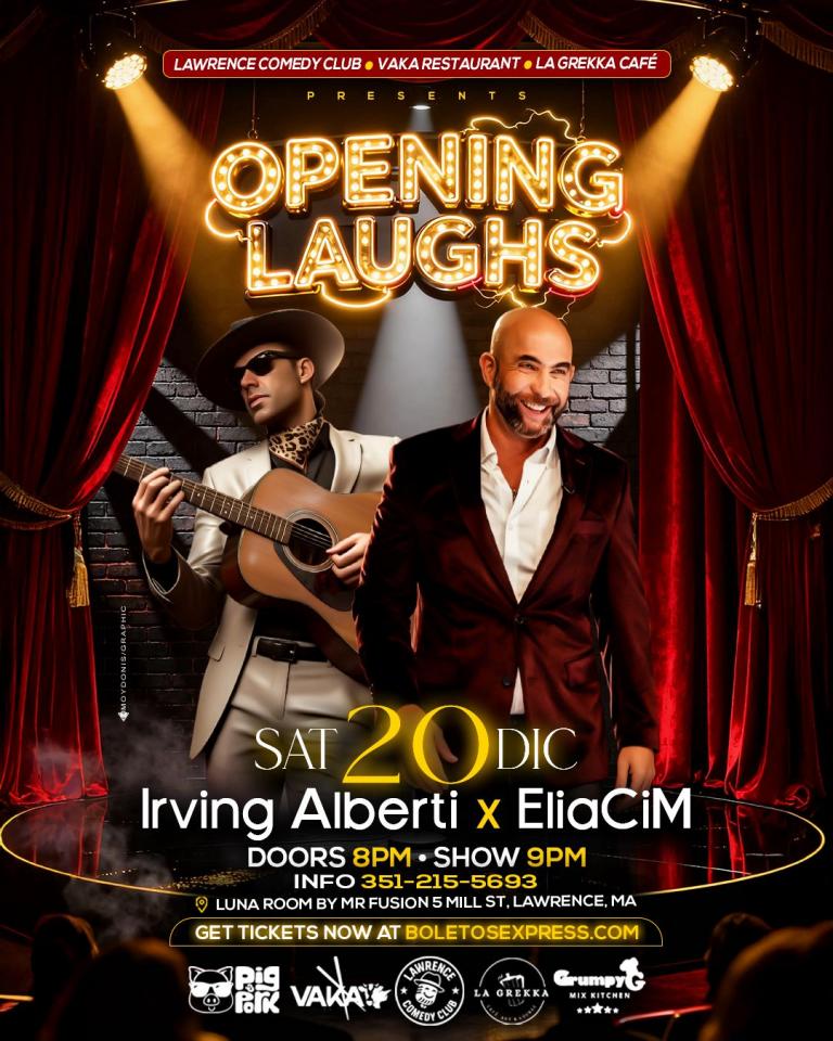 Lawrence Comedy Club Irving Alberti & Eliacim