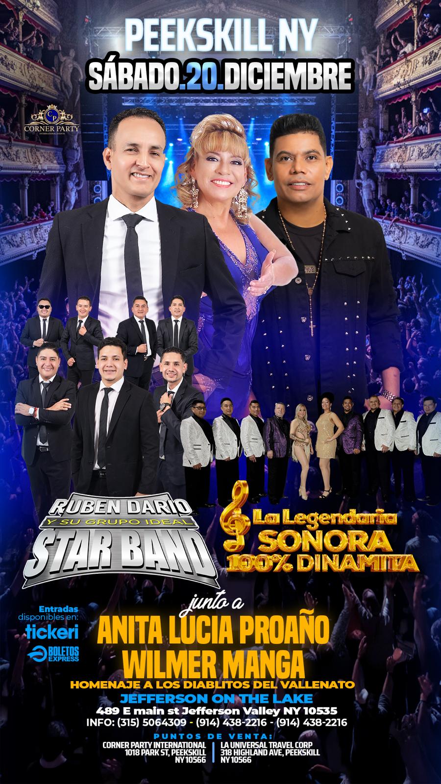 Buy tickets for RUBEN DARIO Y SU GRUPO IDEAL STAR BAND | LA LEGENDARIA SONORA DINAMITA RUBEN DARIO Y SU GRUPO IDEAL STAR BAND | LA LEGENDARIA SONORA DINAMITA