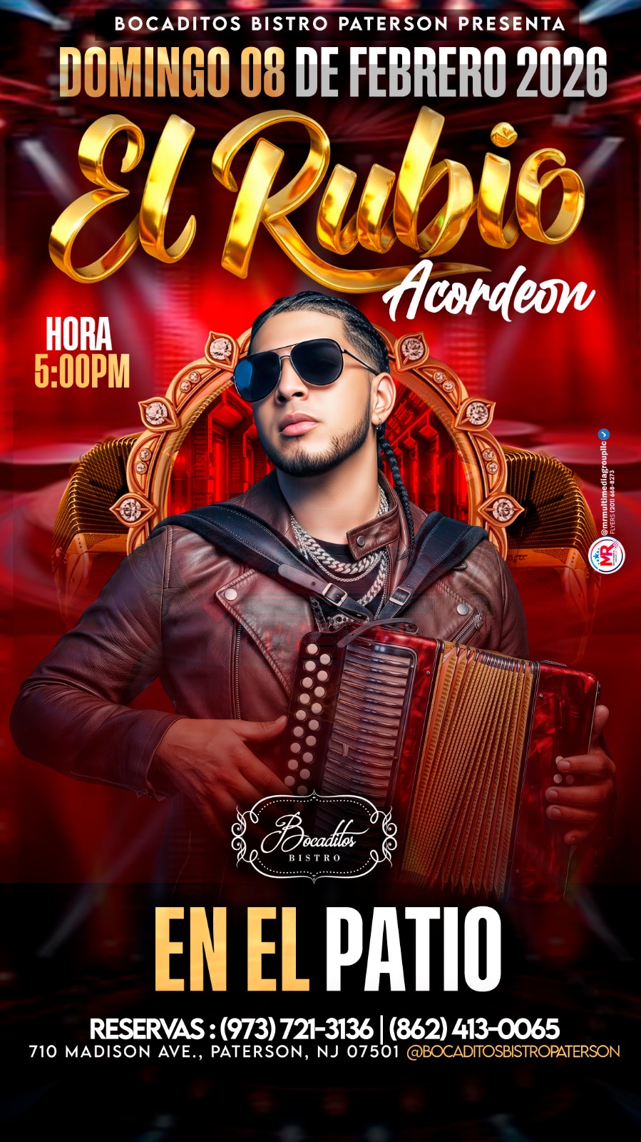 Buy tickets for EL RUBIO ACORDEON EL RUBIO ACORDEON