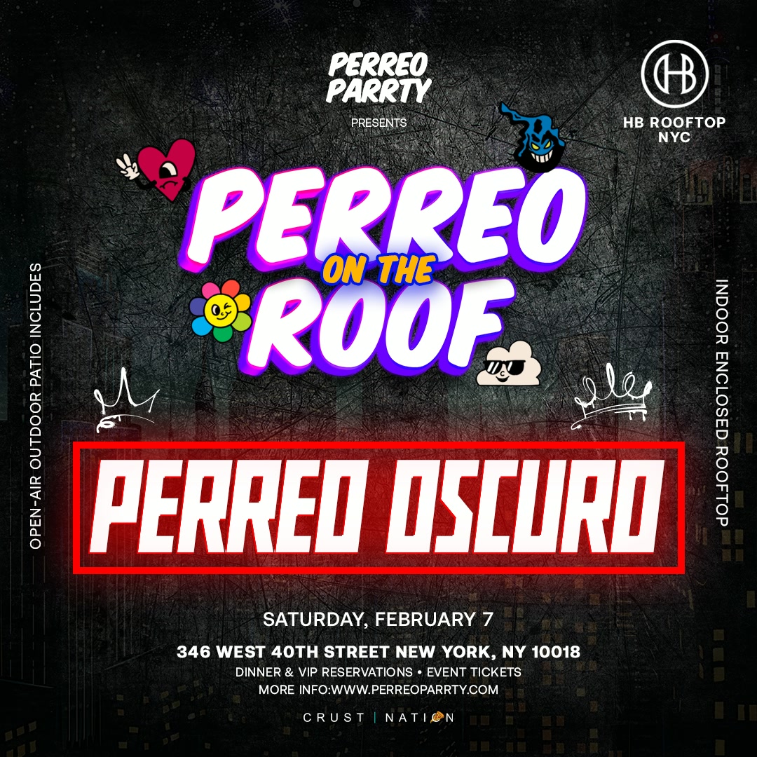 Buy tickets for Perreo on the Roof - Latin & Reggaeton Rooftop Dance Party NYC Perreo on the Roof - Latin & Reggaeton Rooftop Dance Party NYC