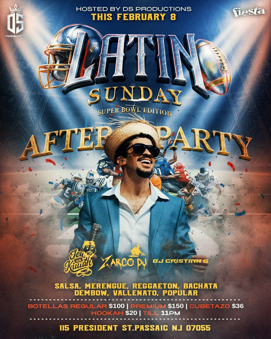 LATIN SUNDAY - SUPER BOWL EDITION, AFTER PARTY