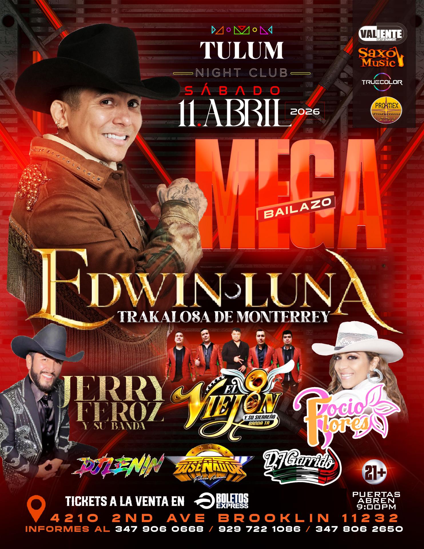 Buy tickets for EDWIN LUNA | JERRY FEROZ | EL VIEJON | ROCIO FLORES EDWIN LUNA | JERRY FEROZ | EL VIEJON | ROCIO FLORES