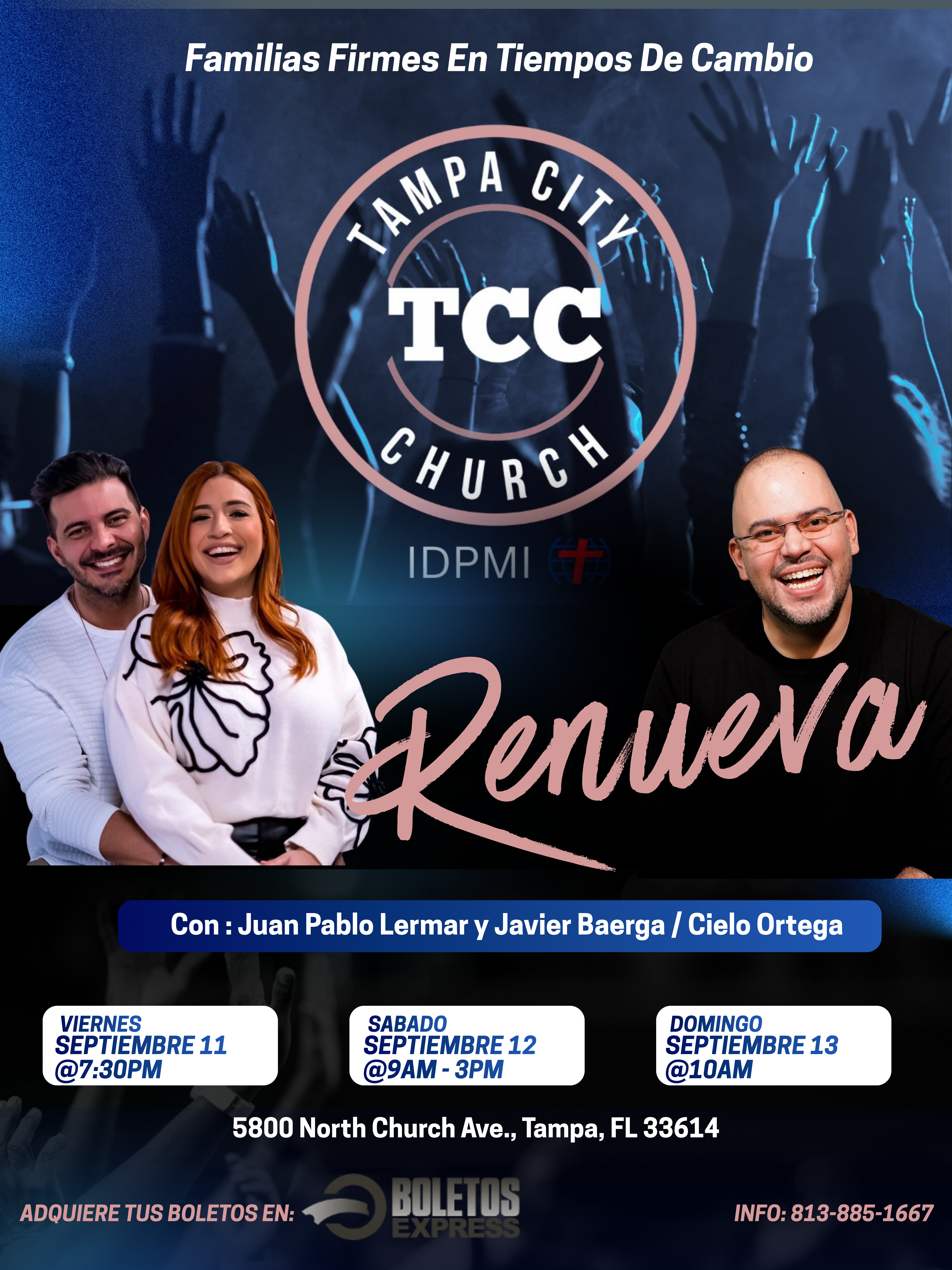 Buy tickets for RENUEVA - 11, 12 DE SEPTIEMBRE (Costo de entrada cubre los 2 dias) RENUEVA - 11, 12 DE SEPTIEMBRE (Costo de entrada cubre los 2 dias)