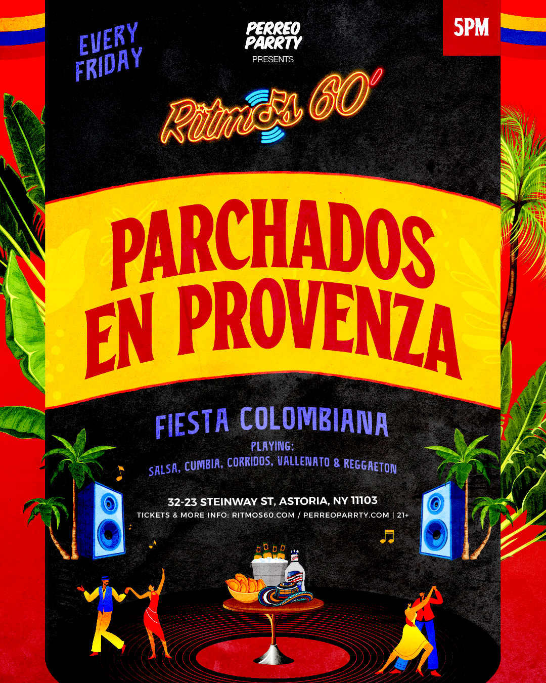 Ritmos: Parchados En Provenza - Colombian Salsa, Vallenato Reggaeton Party
