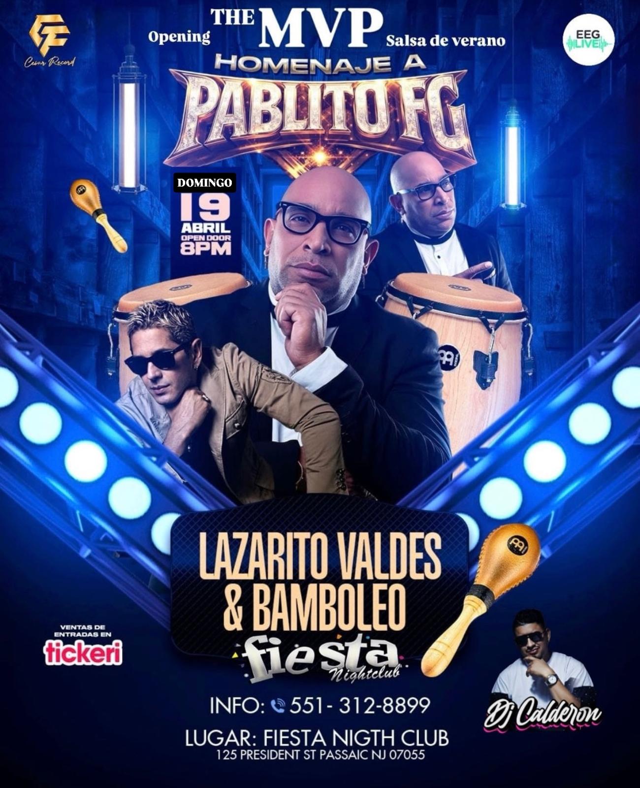 LAZARITO VALDES & BAMBOLEO NEW JERSEY