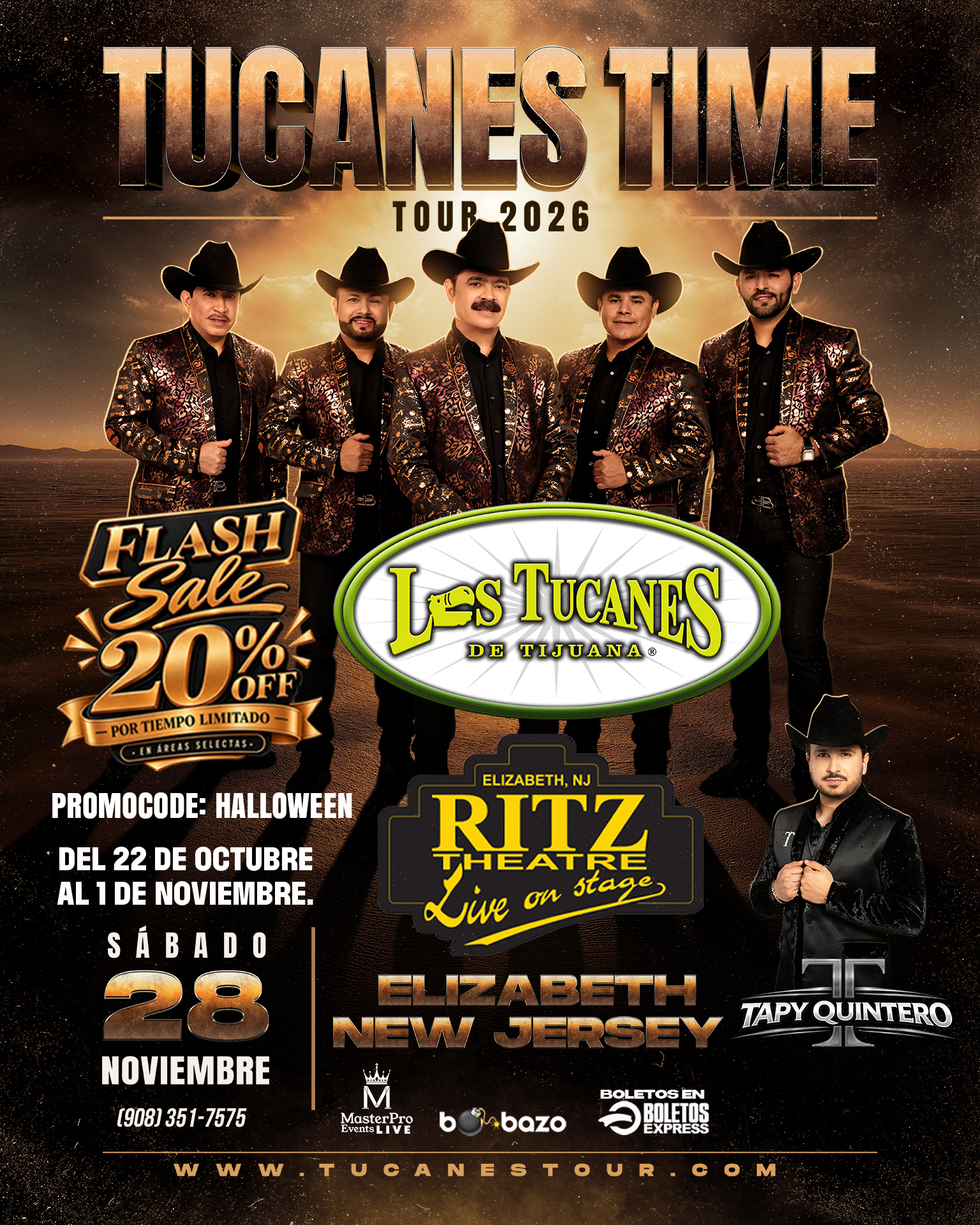 Buy tickets for Los Tucanes de Tijuana & Tapy Quintero Los Tucanes de Tijuana & Tapy Quintero