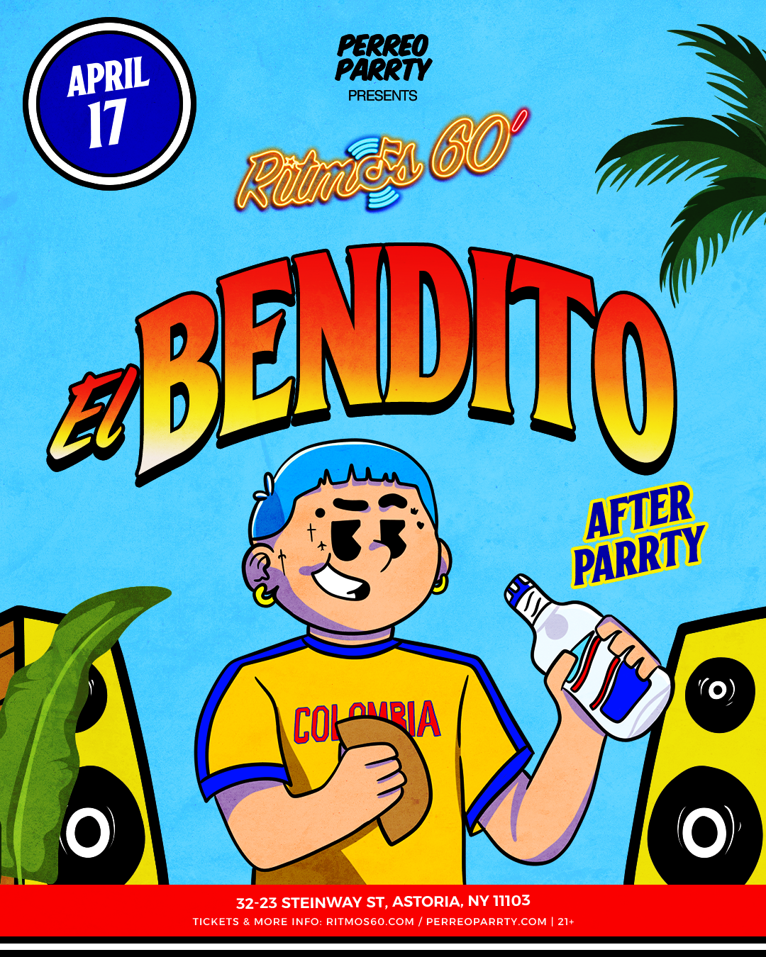 Buy tickets for Ritmos: Blessd El Bendito Reggaeton Concert After Party NYC Ritmos: Blessd El Bendito Reggaeton Concert After Party NYC
