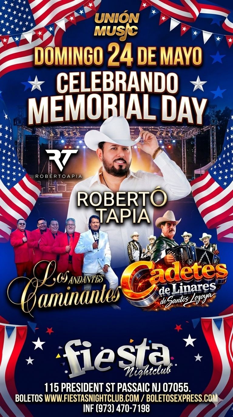 Buy tickets for ROBERTO TAPIA, LOS CAMINANTES Y LOS CADETES DE LINARES ROBERTO TAPIA, LOS CAMINANTES Y LOS CADETES DE LINARES