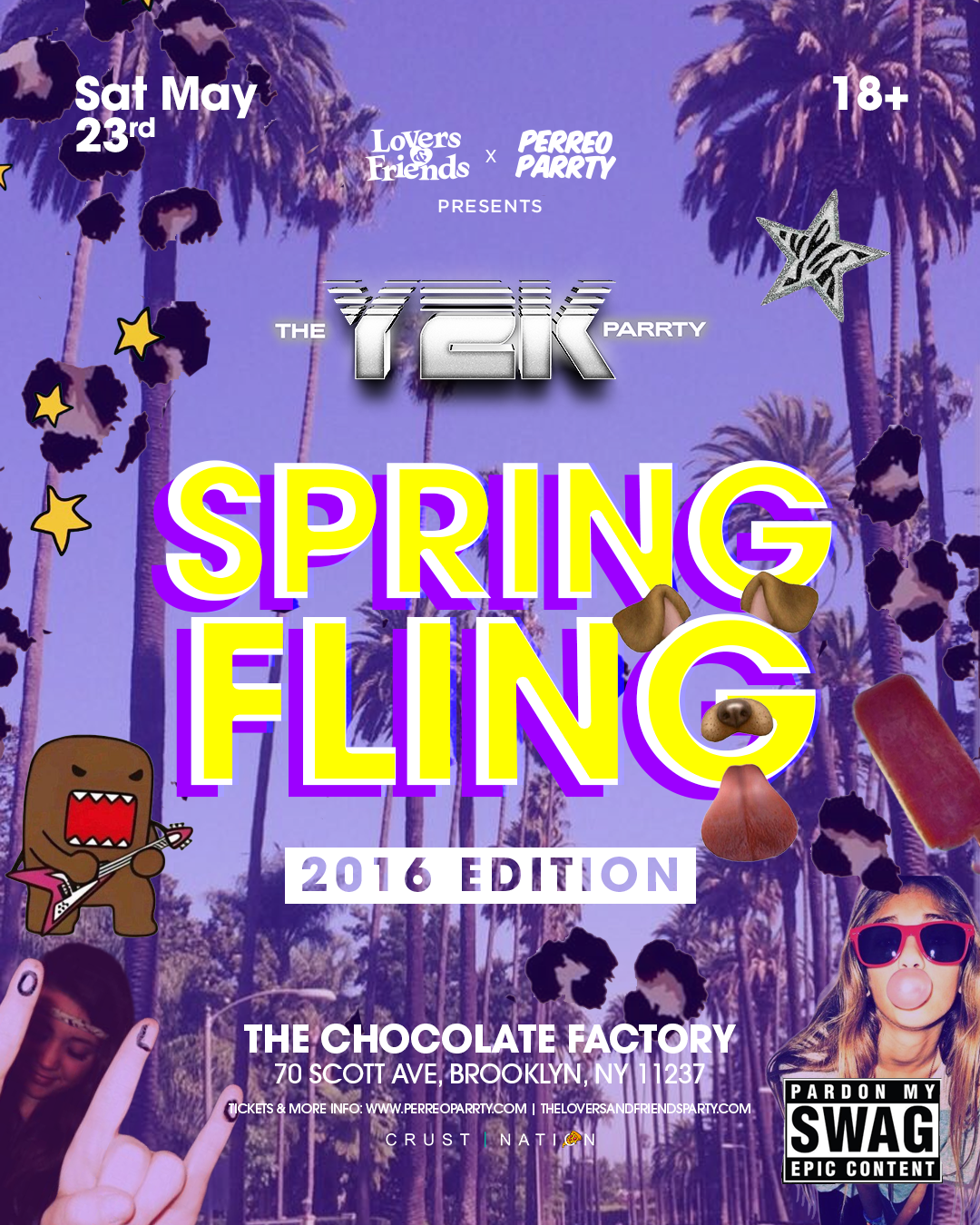 SPRING FLING - Y2K Parrty - 2016 Edition - Brooklyn Warehouse Party | 18+