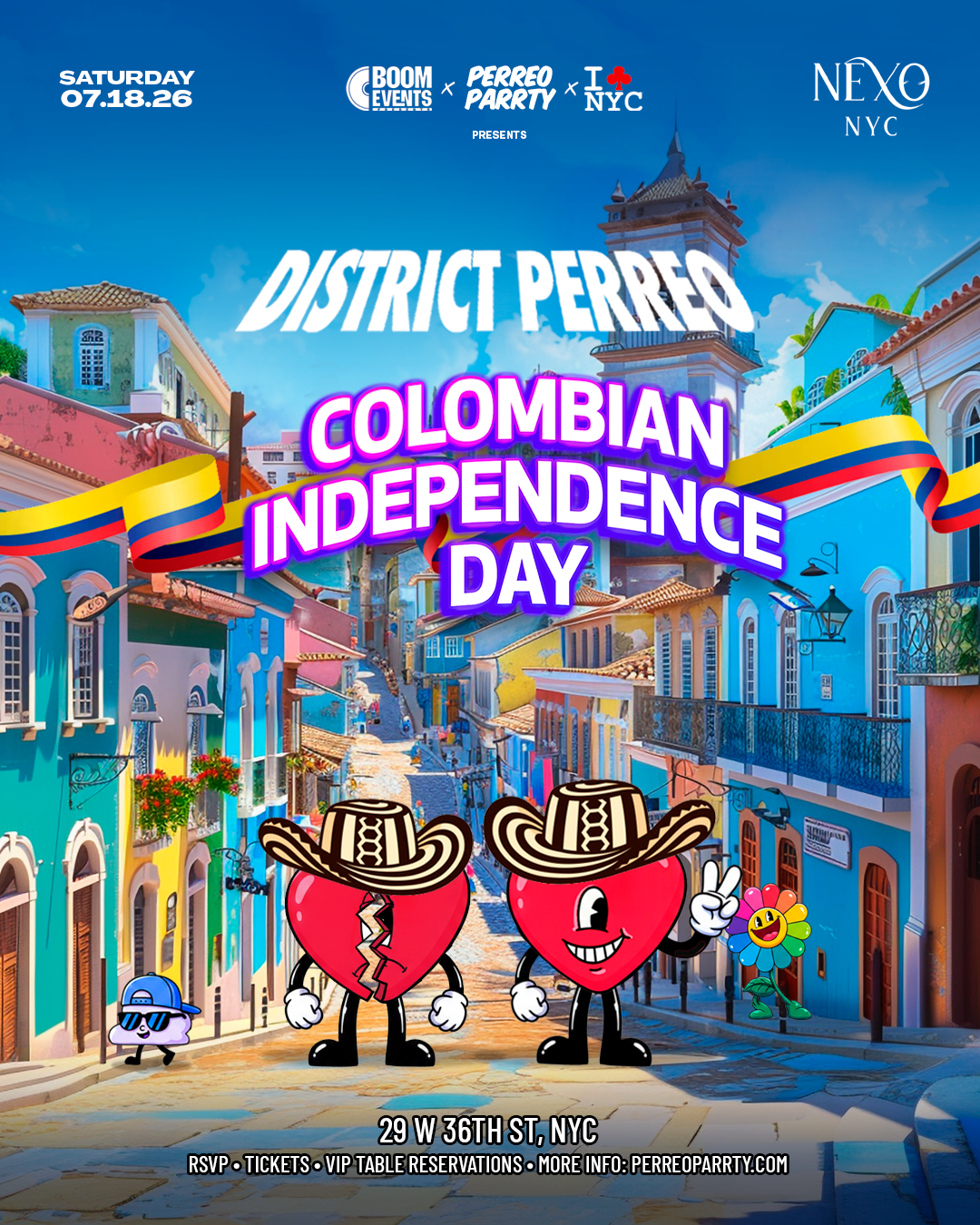 Colombian Independence Day Reggaeton Party at Nexo NYC