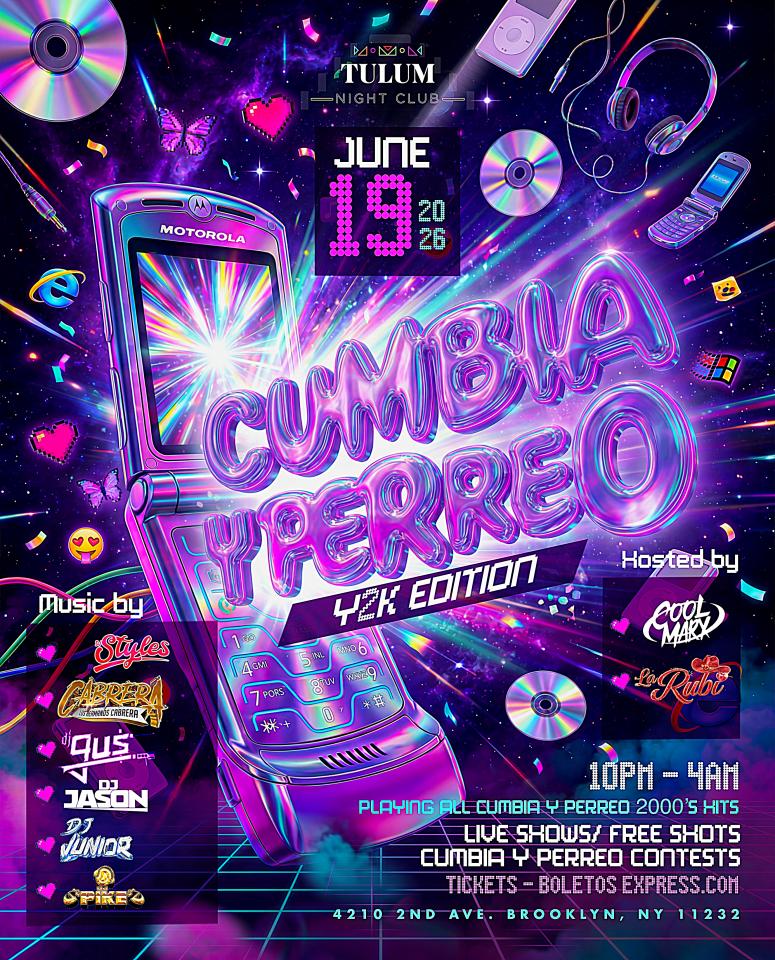 Buy tickets for Cumbia y Perreo Y2K Edition Cumbia y Perreo Y2K Edition