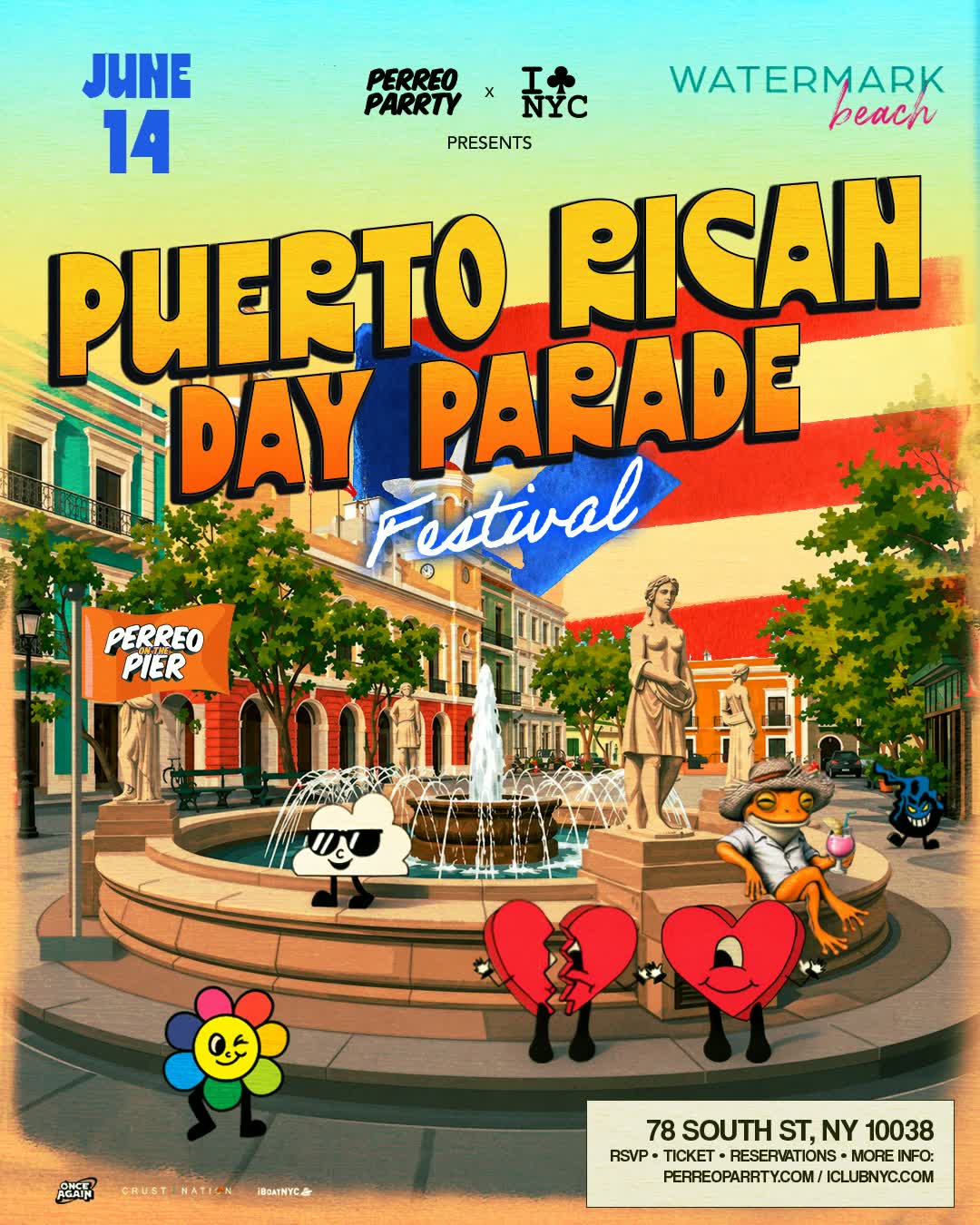 Buy tickets for Puerto Rican Parade After Party Festival at Watermark Beach NYC Puerto Rican Parade After Party Festival at Watermark Beach NYC