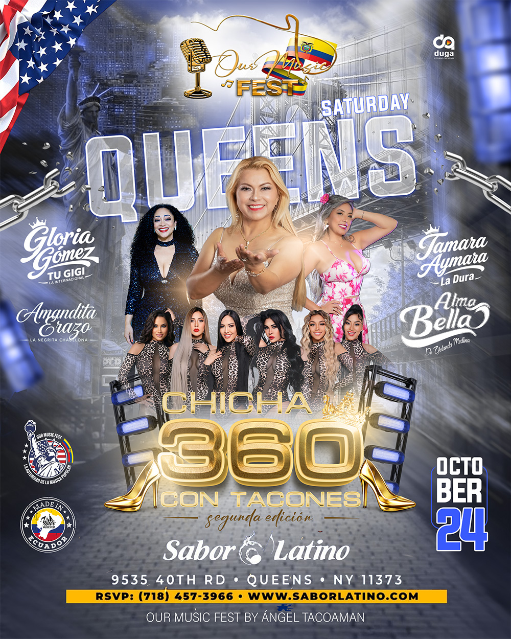 Buy tickets for GLORIA GOMEZ | TAMARA AYMARA | AMANDITA ERAZO | ALMA BELLA GLORIA GOMEZ | TAMARA AYMARA | AMANDITA ERAZO | ALMA BELLA
