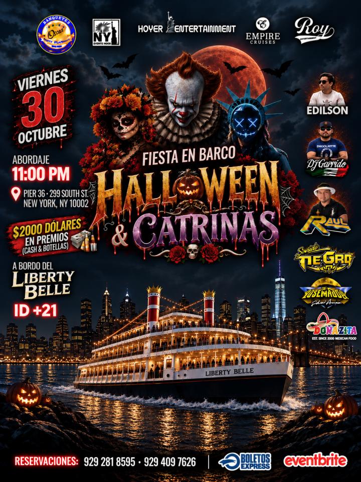 Halloween & Catrinas Yacht party