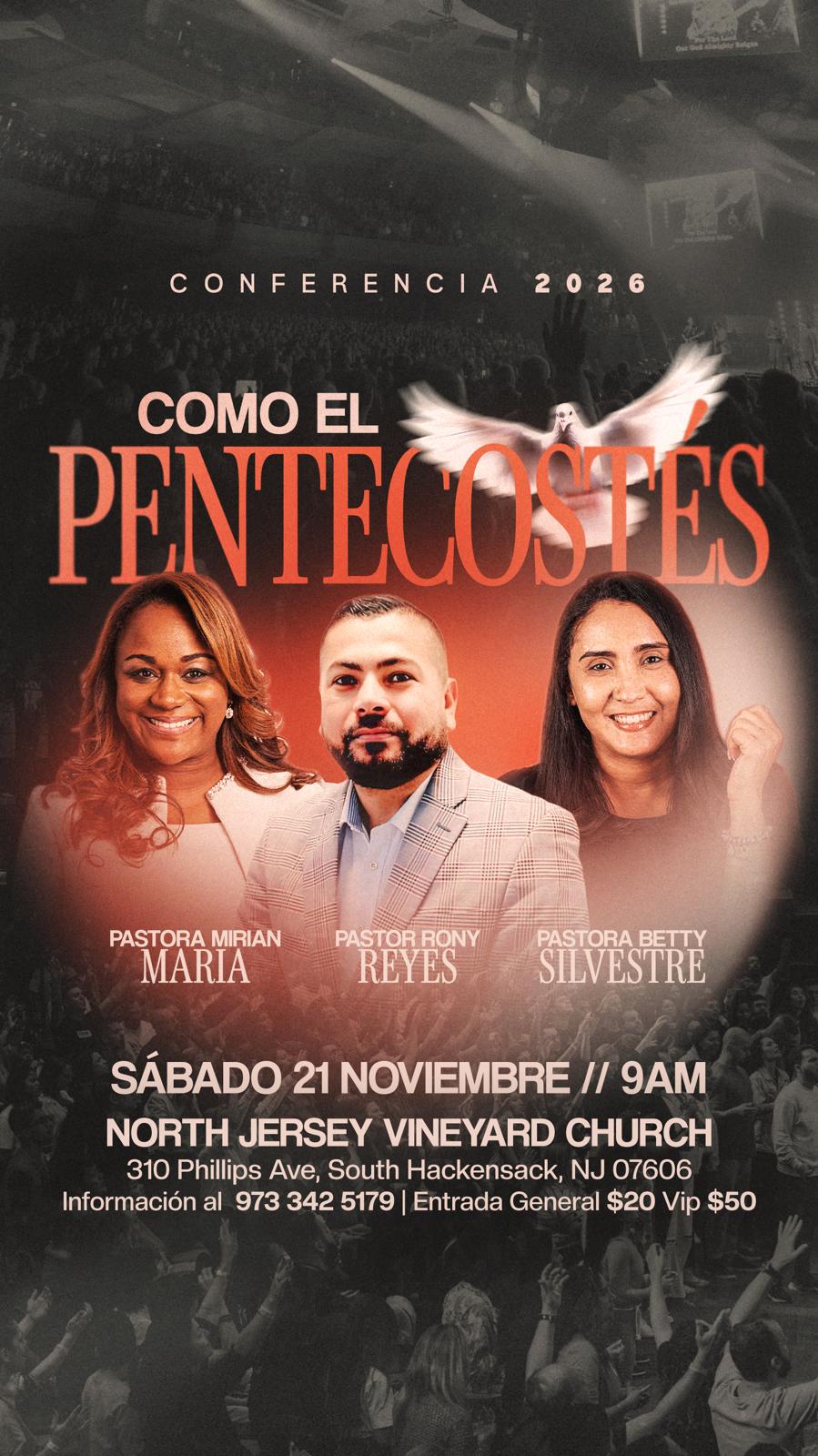 Buy tickets for COMO EL PENTECOSTÉS COMO EL PENTECOSTÉS