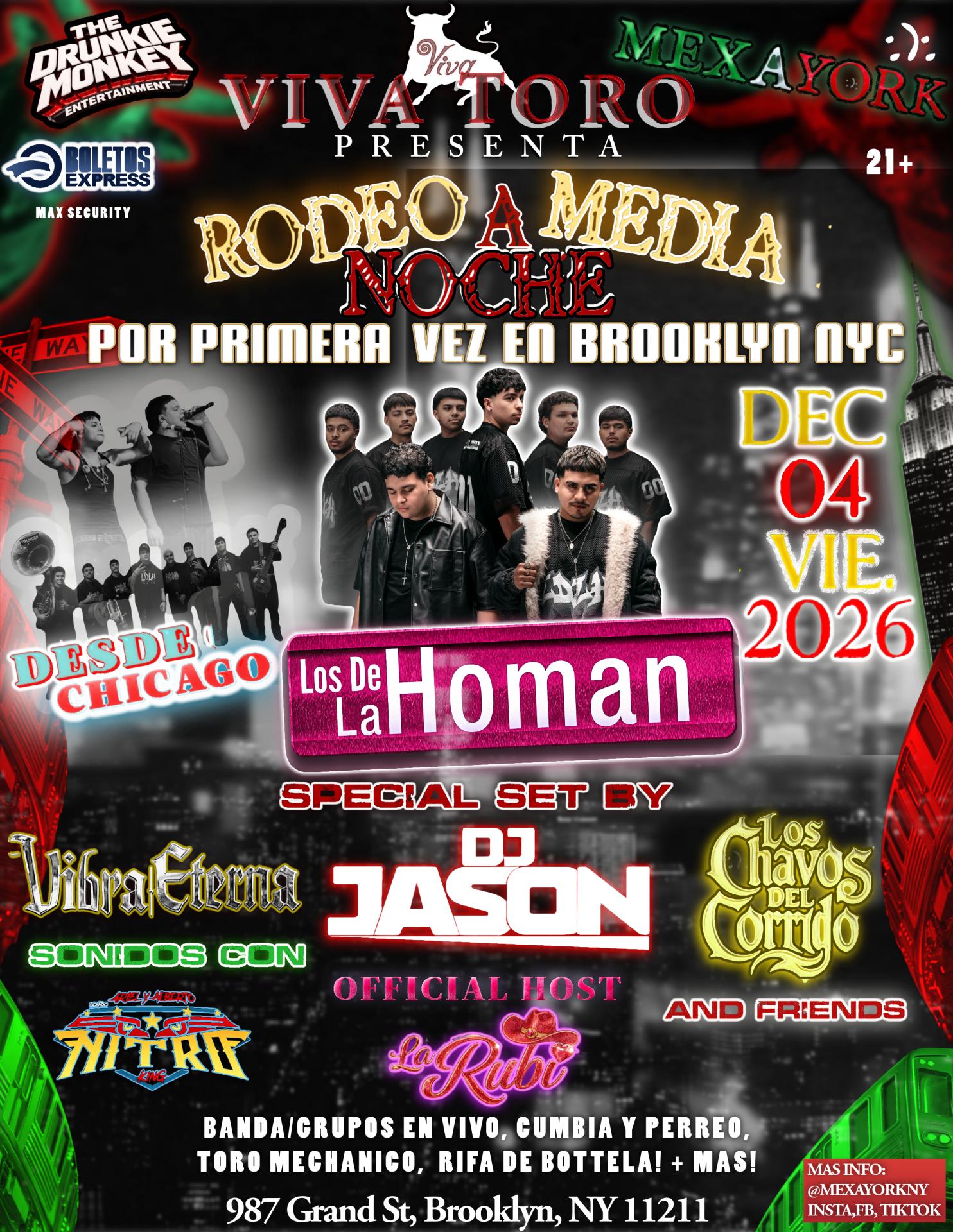 RODEO A MEDIA NOCHE NYC
